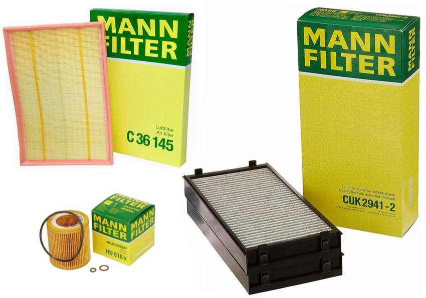 BMW Filter Service Kit 64119248294 - MANN-FILTER 1645292KIT